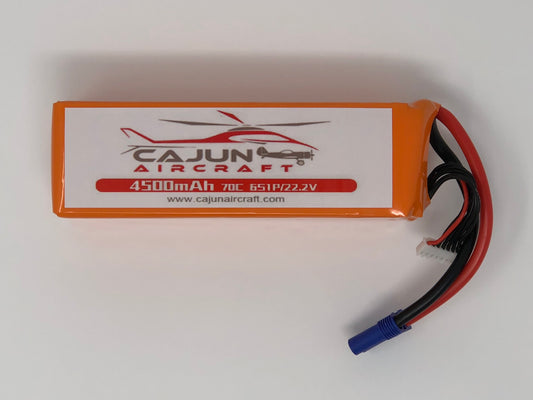 Cajun Lipo 4500 22.2V 70C 6S